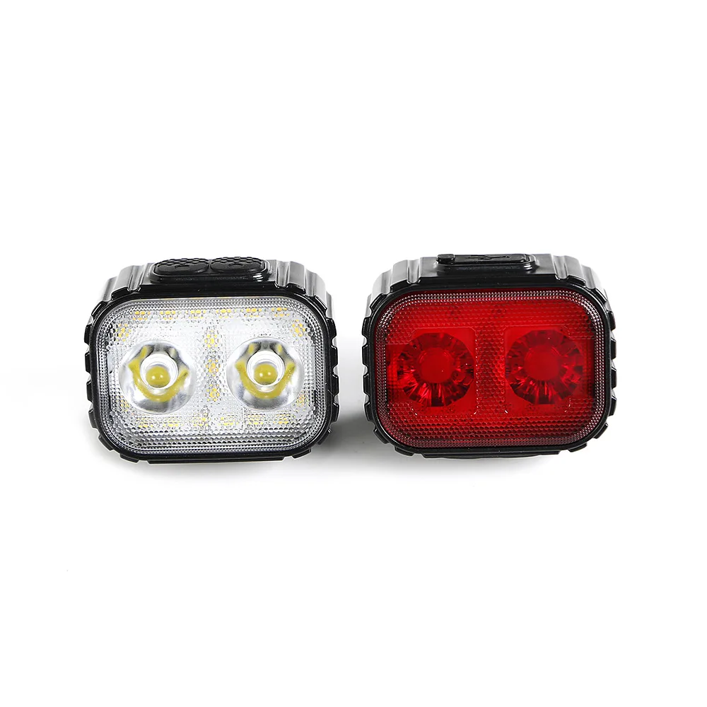 Twitter RETROSPEC-Q4 New Bicycle Light Usb Rechargeable Tail Light Headlight Set - £232.27 GBP