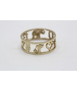 14K Yellow Gold Lucky Symbols Clover, Horseshoe, Owl, Elephant, Hummingb... - $4,599.64 MXN