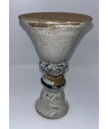 Vintage Handmade Ceramic Art Pottery Candle Stick Holder - $23.76