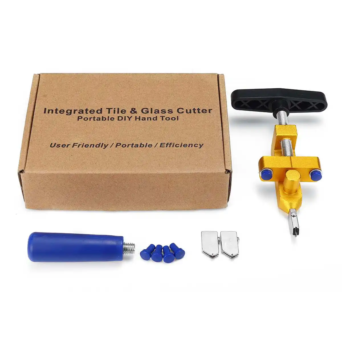  Gl Cutter for Gl Tile Cutting 2 In 1 Gl Cutter Set Manual Construction Tool Til - £174.56 GBP