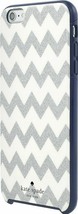 Kate Spade NY Hard Shell Case for iPhone 6 Plus / 6s Plus Chevron Silver/Navy - £6.22 GBP