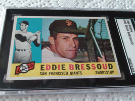 1960 Topps # 253 Eddie Bressoud Sgc 82 S.F. Giants Baseball !! - £43.95 GBP