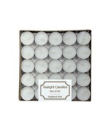 Langley Empire Tea Lights Unscented White 50 / Box - $247.08 MXN