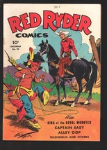 Red Ryder #29 1945-Dell-Fred Harmon art-King of the Royal Mounted, Captain Ea... - £168.72 GBP