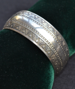bangle bracelet, Wide bangle, silver bangle, silver bracelet, wide brace... - £8.76 GBP