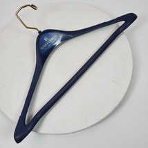 Vintage Nino Cerruti Blue Coat Suit Hanger 16.5x9 Inch Luxury Plastic - £13.40 GBP