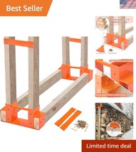 Adjustable Outdoor Firewood Storage Rack Kit - Heavy-Duty &amp; Rust Resistant - $1,092.89 MXN