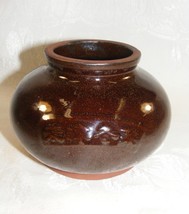 Vintage Planter Pot Red Clay Indian Symbols Art Pottery Vase 1b - $460.95 MXN