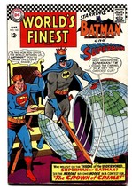 World&#39;s Finest #165 Comic Book 1967-BATMAN Superman - $29.10