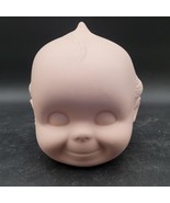Vintage Porcelain Bisque Mowhawk Baby Unisex Doll Head Doll Part For Art... - $16.20 CAD