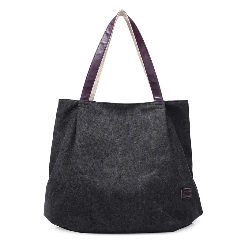women&#39;s bag leisure canvas bag large capacity korean fashion simple new four sea - £23.21 GBP