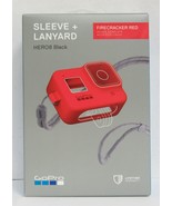 GoPro Silicone Sleeve and Adjustable Lanyard Kit for GoPro HERO8 Red - £11.36 GBP