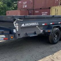 OEM Iron Bull TRAILER Vinyl Graphic Decals 2PC Set New Oracle Universal 24” - $36.62