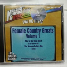 SEALED Karaoke Kompact Disc Graphics Sing The Hits Of Female Country Greats Vol1 - £19.34 GBP