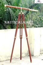 NauticalMart Nautical Brass/Wood Admiral Telescope 60&quot; - $199.00