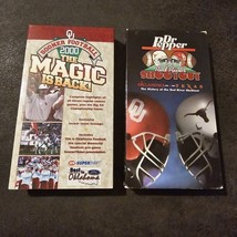 90s VHS Lot – Dr Pepper Red River Shootout Oklahoma Sooners Magic is Back - $37.78