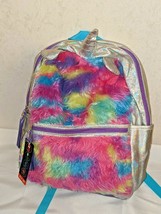 Wonder Nation Unicorn Fuzzy Backpack 17 Inches Laptop Sleeve Reflective - £16.63 GBP