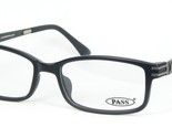 Nouveau Pass P387 439 Monture De Lunettes Noires Mat 53-18-140mm Allemagne - $96.02