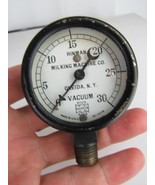 RARE antique / vintage gauge &quot;HINMAN MILKING MACHINE CO.&quot; Oneida NY Vacu... - £111.96 GBP