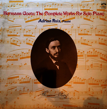 Hermann Goetz: The Complete Works For Solo Piano Adrian Ruiz *NEW* [Vinyl LP] - £19.60 GBP