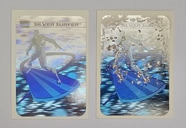 1990 Impel Marvel Universe MH3 Silver Surfer Hologram Card - $28.05
