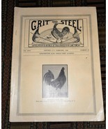 XRARE: Feb. 1926 Grit and Steel Magazine - cock fighting game fowls - $75.00