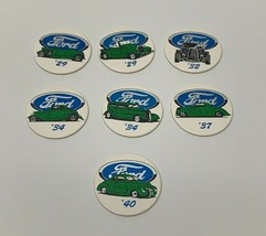Lot 7 FORD Vintage Car Model A Coupe POG Hawaii  Milk Cap  Advertising 1993 - $17.77