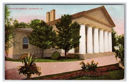 Curtis Lee Mansion Front and Gardens Arlington Virginia VA UNP DB Postcard R29 - £2.29 GBP