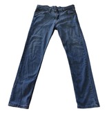 Hugo Boss Jeans Men’s 34x30 Blue Stretch Fit Denim Pants Embossed Logo Back - $34.64