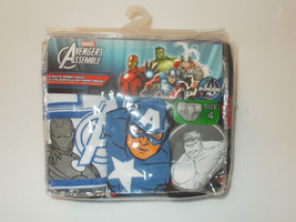 Marvel Avengers Assemble Boys Briefs 3 Pack Size 4 NWT - £6.05 GBP
