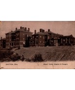 PRE 1917 Postcard - Dayton Ohio Miami Valley Hospital &amp; Surgery BK48 - £2.33 GBP