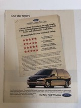 1999 Ford Windstar Vintage Print Ad Advertisement pa11 - £5.43 GBP