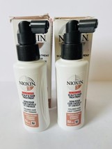 2 X Nioxin System 3 Scalp Treatment Color Safe Light Thinning 3.38 oz/10... - $19.70