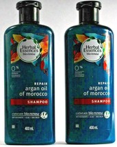 2 Count Herbal Essences Bio Renew Repair Argan Oil Of Morocco Shampoo 400 mL - £23.88 GBP