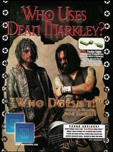 Riggs &amp; Blasko (Rob White Zombie) 2000 Dean Markley Guitar Strings advertisement - £3.18 GBP