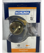 NEW Schlage Single Cylinder Deadbolt Antique Brass | Model B60N V 609 - ... - £15.78 GBP