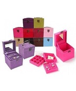 Color: Red - Soft Velour - Personal Jewel Box in Luscious Colors with Or... - $50.90 CAD