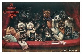 rp12855 - Louis Wain Cat , At the Play - print 6x4 - $2.80