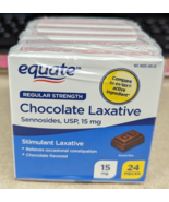 Equate Regular Strength Laxative Sennoside Chocolate Pieces, 15 mg, 6 PK... - £18.69 GBP