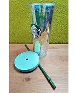  Starbucks Acrylic Iridescent Rainbow Siren Scales 2019 24oz Cold Cup Tu... - £23.35 GBP