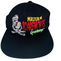 Vintage Goosebumps PRO MODEL SnapBack Youth Hat Master Of Scaremonies Bl... - $29.95