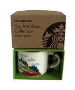 Starbucks France You Are Here Ornament YAH 2 oz Demi Espresso Mini New - $768.69 MXN