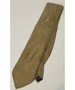 Perry Ellis Portfolio Necktie Neck Tie Gold Blue 100% Imported Silk Made... - $5.99