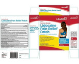 LEADER LIDOCAINE PAIN RELIEF PATCH 5 PACK 10/03/2026 NEW - $8.90