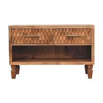 Arno Shoe Storage Unit in Golden Teak - $510.00