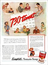 1939 magazine ad for Campbell&#39;s Tomato Soup - what to eat baked 730 time... - £19.27 GBP