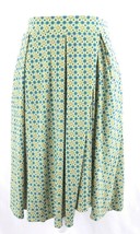 Lularoe Madison Skirt Geometric Dots Green Yellow Blue Pull On Pockets Size XS - £9.19 GBP