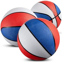 Mini Basketballs - (7 Inch, Size 3) Pack Of 3 - Mini Hoop Basketball S - £36.04 GBP