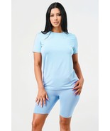 Women&#39;s Two Piece Top And Biker Set - $347.01 MXN