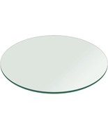 Fab Glass And Mirror Glass Table Top, 16 Inch, Clear. - £62.68 GBP